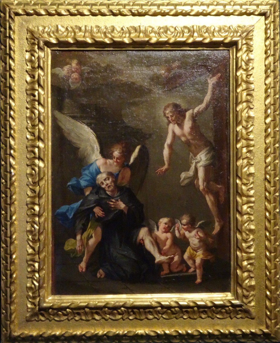 Clemente Ruta (Parma 1685–1767)  La visione di San Pellegrino Laziosi-photo-2