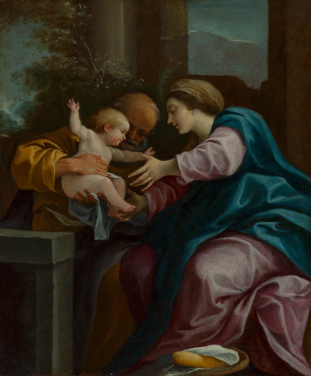 Lorenzo Garbieri (Bologna 1580 – Mantova 1654)  Sacra famiglia