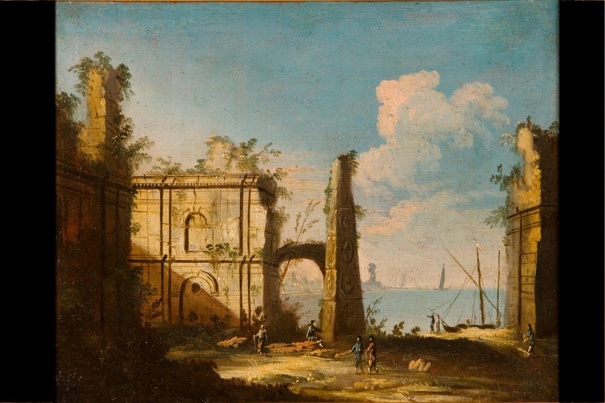 Maestro dei paesaggi Correr (attivo a Venezia, seconda metà del XVIII secolo)  ​​​​​Paesaggio