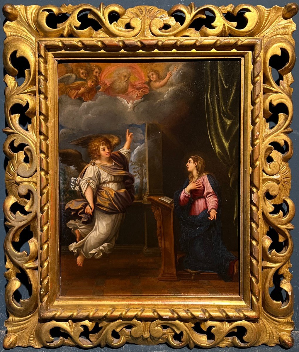 Francesco Albani, scuola (Bologna, 1578 - 1660) Annunciazione-photo-2