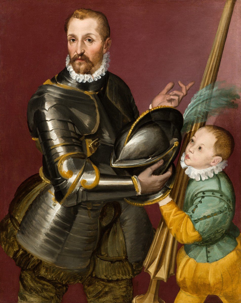 Bartolomeo Passerotti (Bologna 1529 – 1592) Ritratto di condottiero di casa Legnani