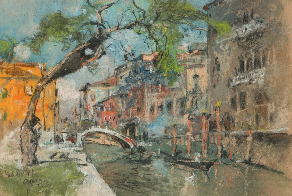 Giuseppe Casciaro (Ortelle 1863 – Napoli 1941) Canale veneziano