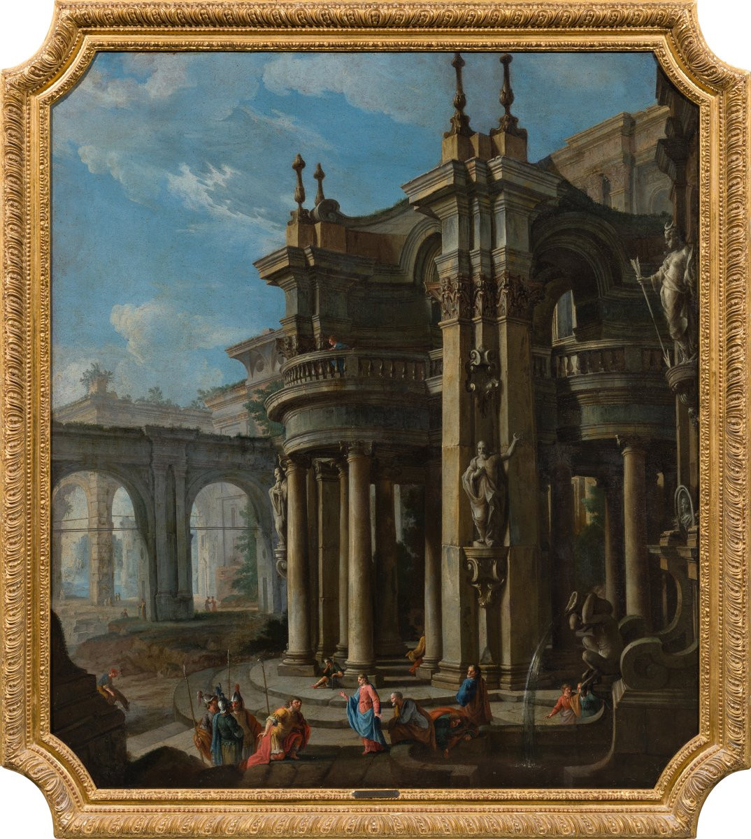 Francesco Aviani, attr. (Venezia, 1662? – Vicenza, 1715) Vedute architettoniche -photo-2