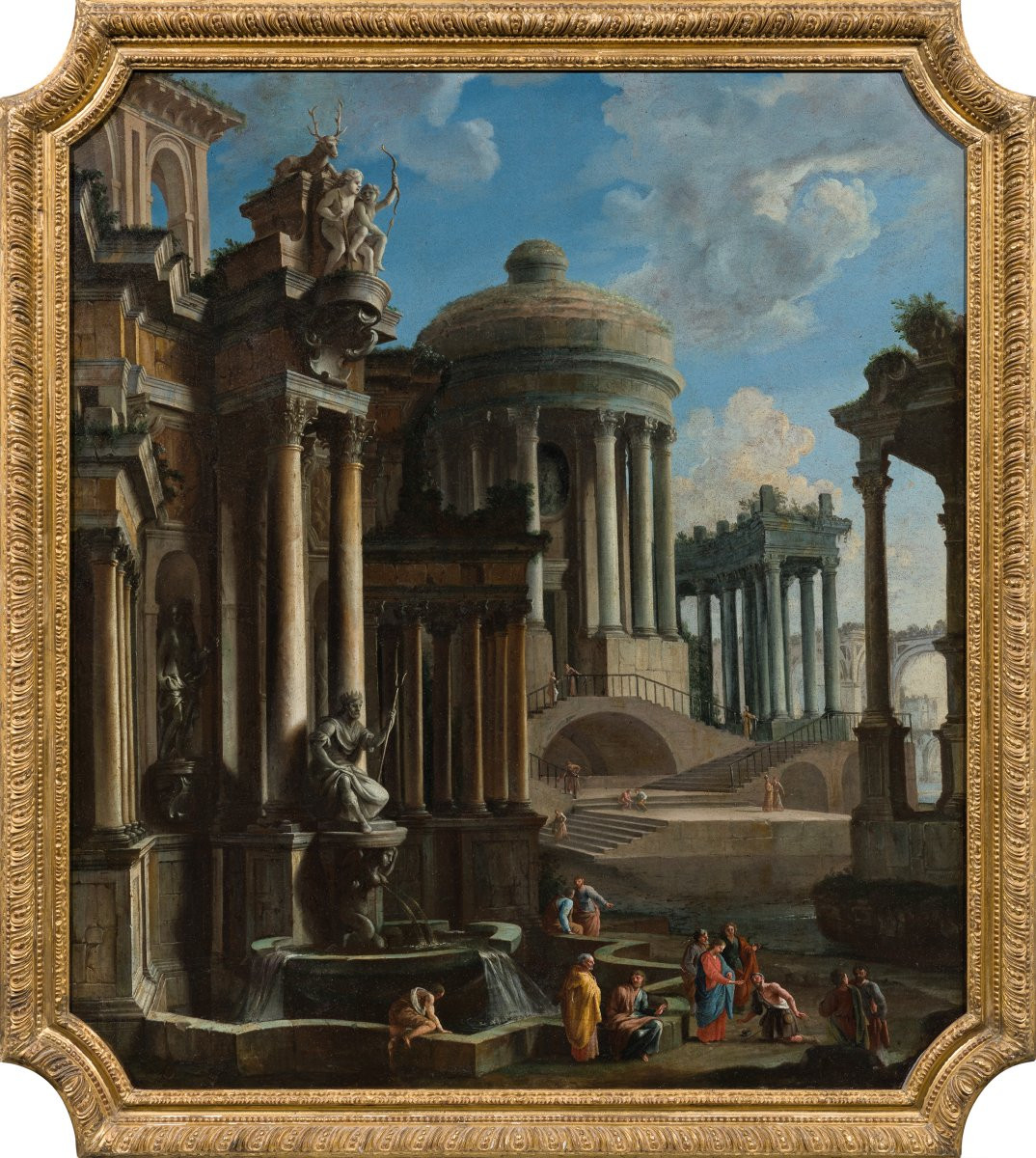 Francesco Aviani, attr. (Venezia, 1662? – Vicenza, 1715) Vedute architettoniche -photo-3