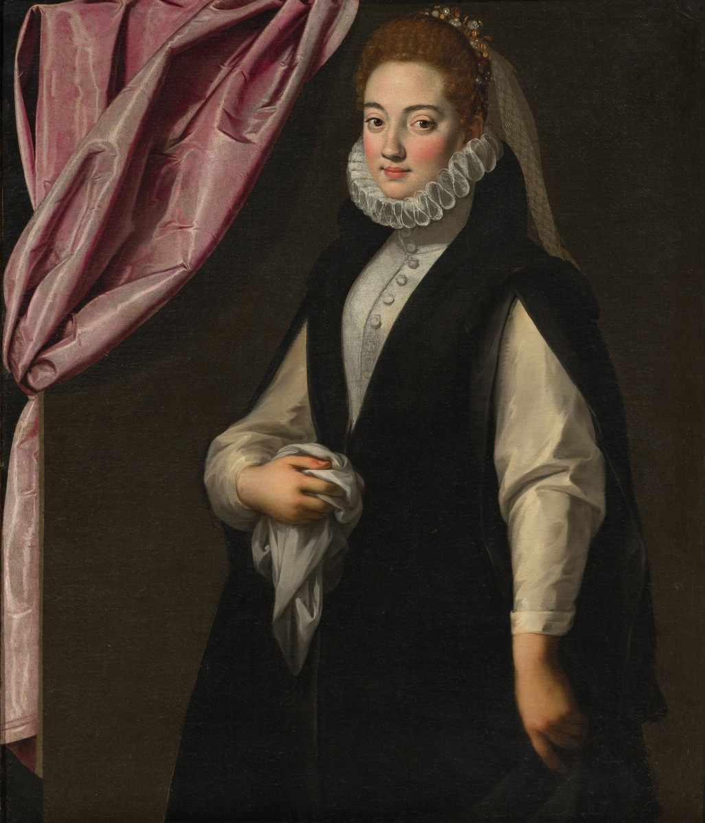 Scipione Pulzone detto il Gaetano (Gaeta 1544 ca. - Roma 1598), Ritratto di gentildonna-photo-2