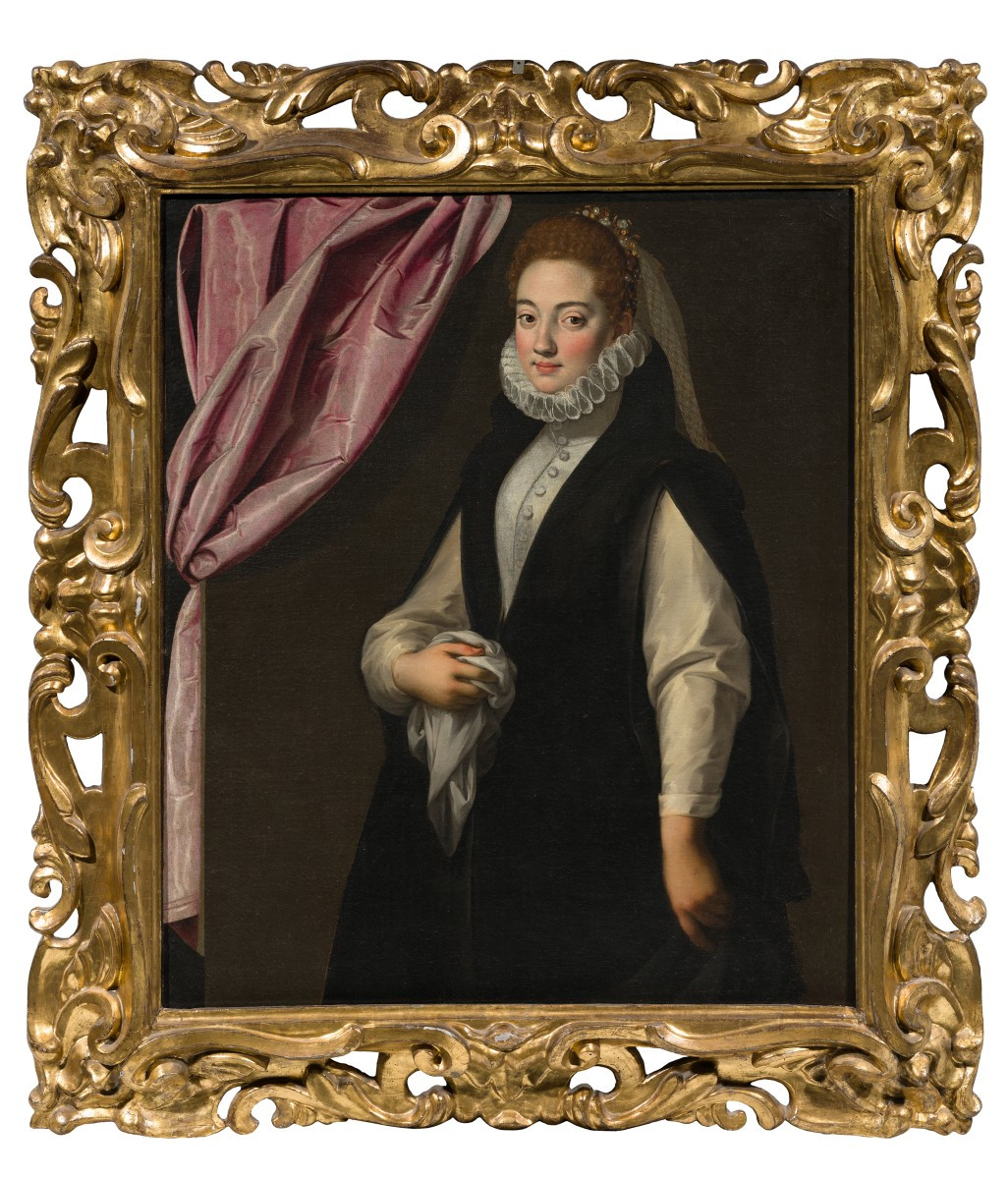 Scipione Pulzone detto il Gaetano (Gaeta 1544 ca. - Roma 1598), Ritratto di gentildonna