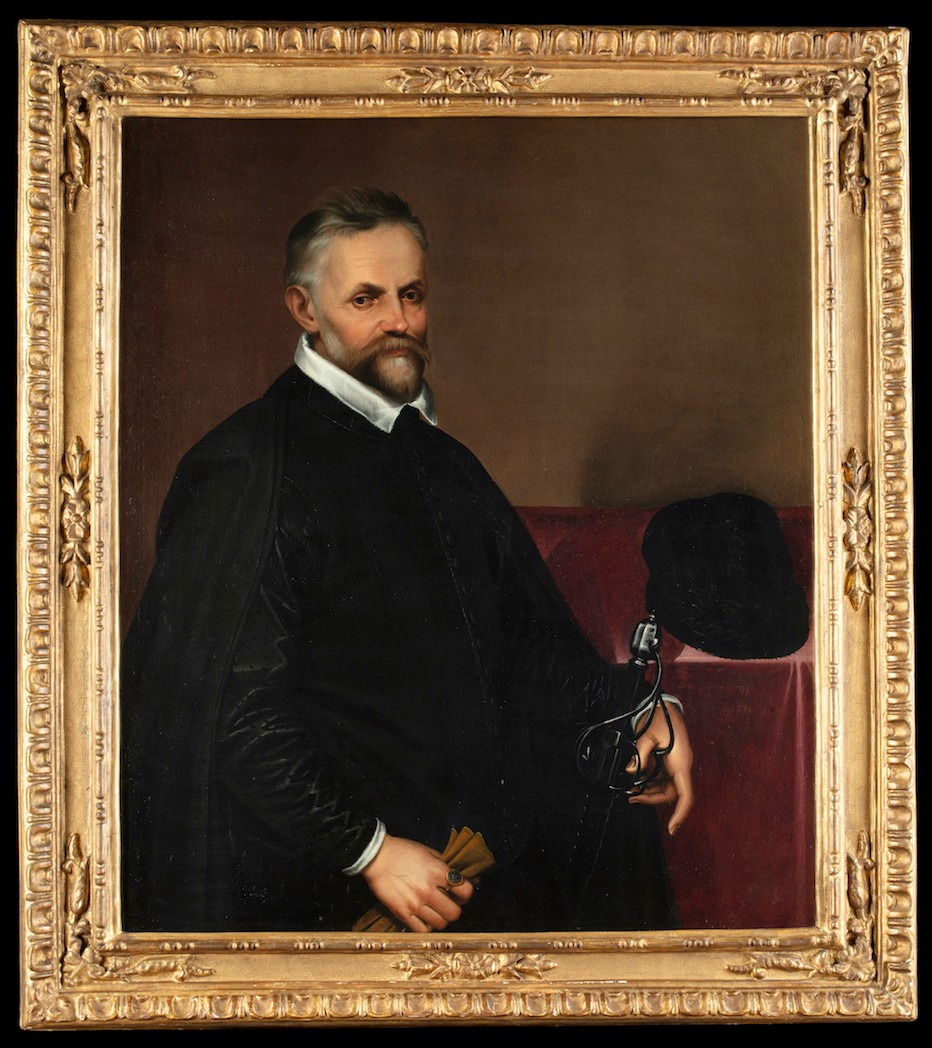 Bartolomeo Passerotti (Bologna, 1529 – Roma, 1592),  Autoritratto in abiti da cavaliere