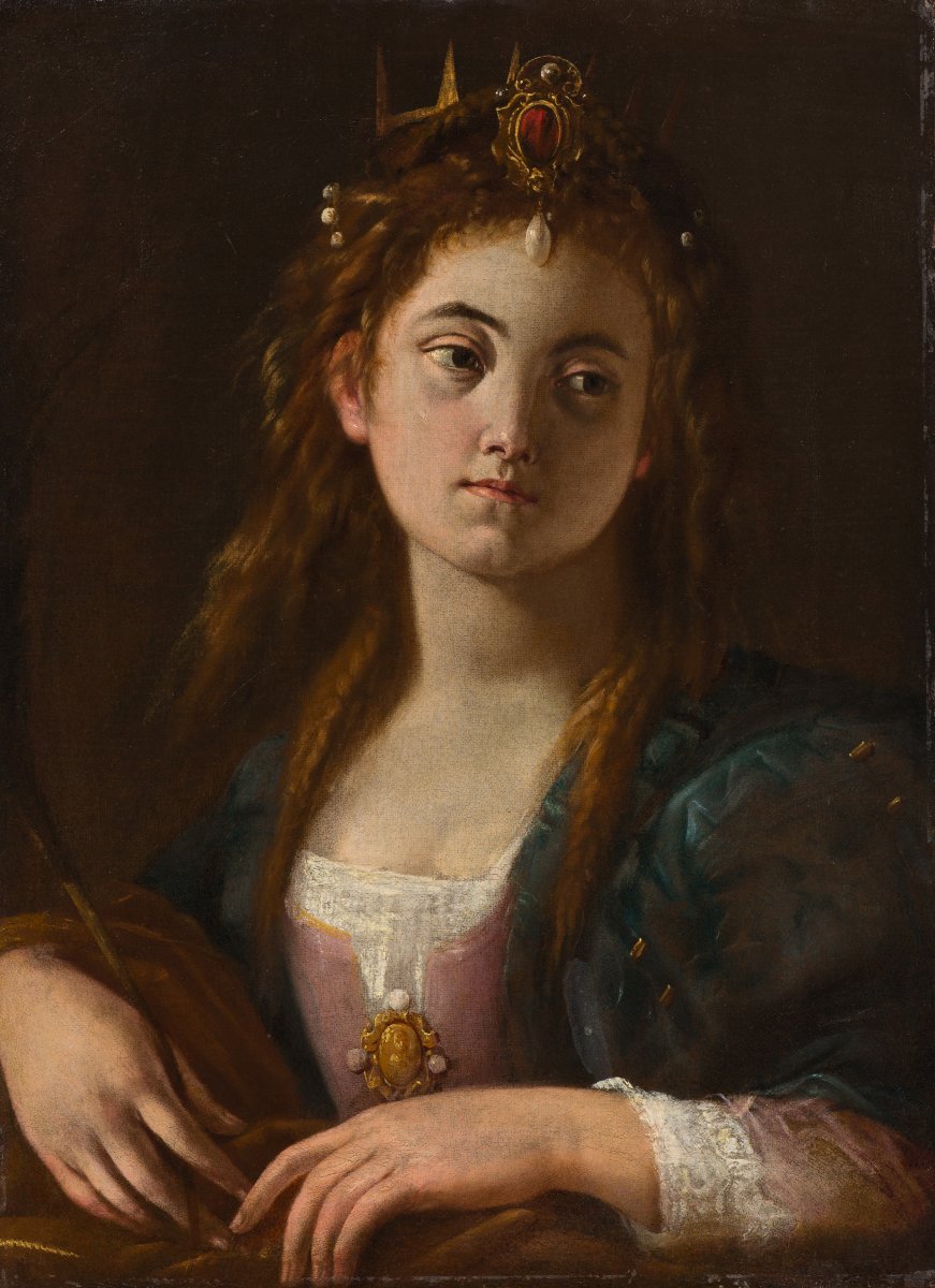 Giovanni Baglione (Roma, 1566 - 1644)  Santa Caterina d’Alessandria