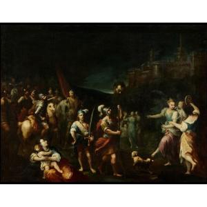 Antonio Gionima (Venezia 1697 - Bologna 1732) Il trionfo di Davide