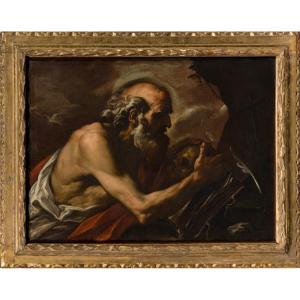 Girolamo Troppa (Rocchetta in Sabina 1636 - Terni 1711), San Girolamo in meditazione 