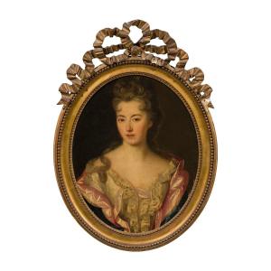 Scuola francese del XVIII secolo, Ritratto di dama