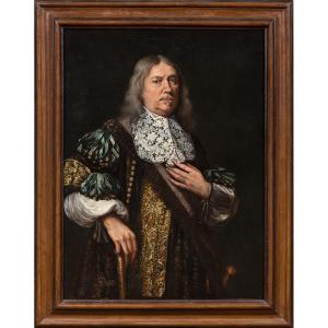 Benedetto Gennari (Cento 1633 - 1715),  Ritratto di gentiluomo