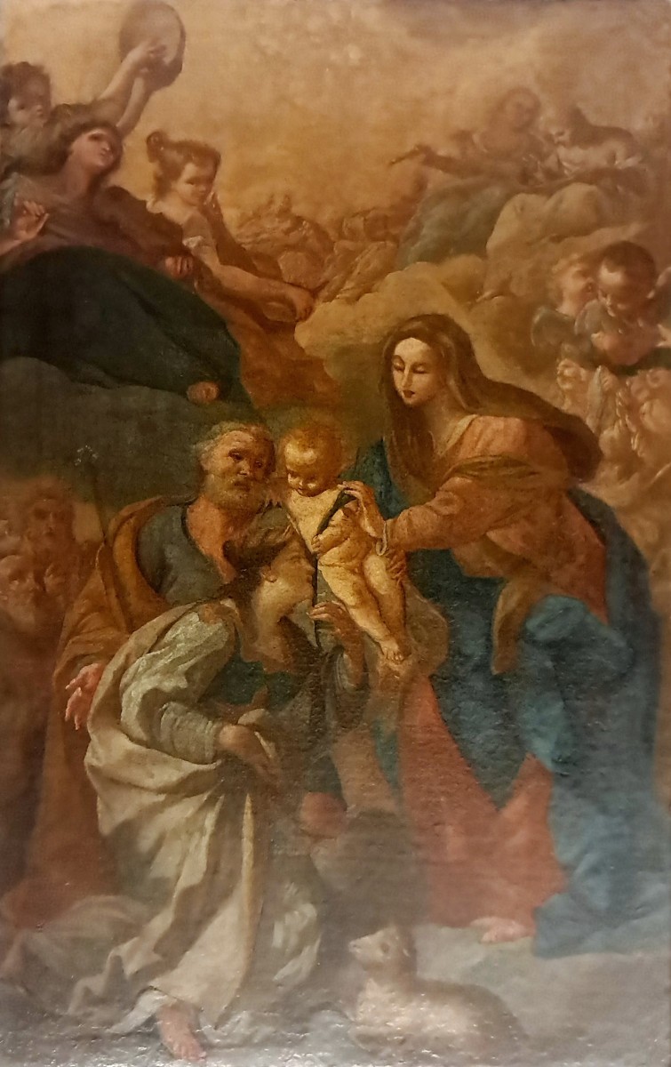 Scuola dell'Italia meridionale, sec. XVII/XVIII  SACRA FAMIGLIA-photo-2