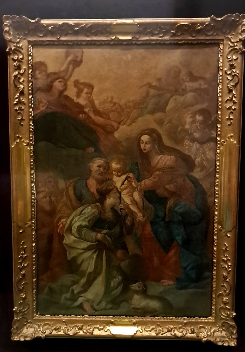 Scuola dell'Italia meridionale, sec. XVII/XVIII  SACRA FAMIGLIA-photo-1