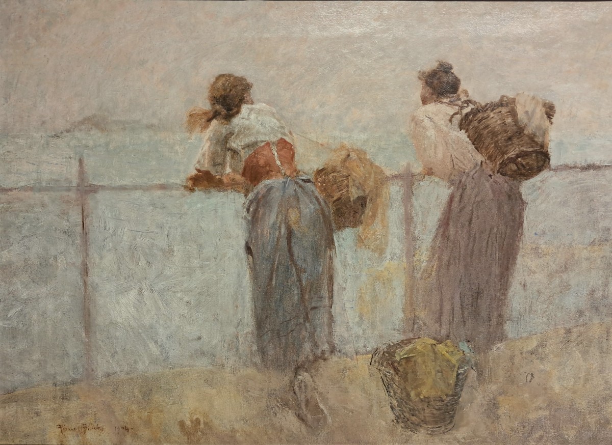 Pierre Billet "Donne in riva al mare" 1904-photo-2