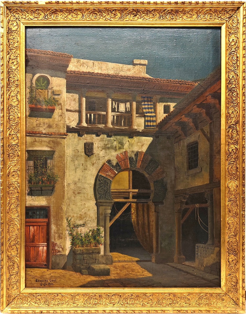 Ernesto Coli "Patio andaluz" 1911-photo-2