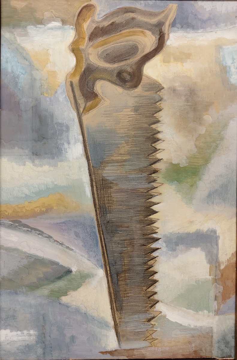 Yuri Vasnetsov - Studio per il quadro "Le due seghe" -photo-2