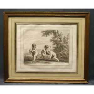 Engraving London 1787 Bartolozzi & Cipriani