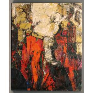 Pierre Patry Circa 1980 Abstract Song Dynasty