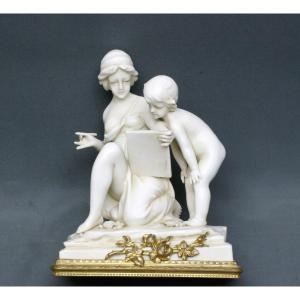 Biscuit Porcelain, 19th Century, Müller, Thuringia, Germany