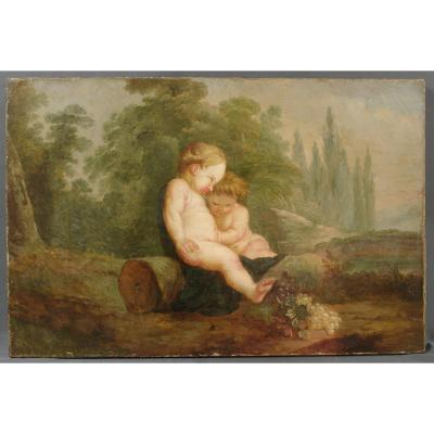 Table Late 18th Putti Cherubs