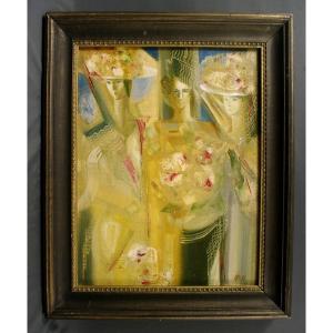 Symbolist Painting 1991 The Three Graces