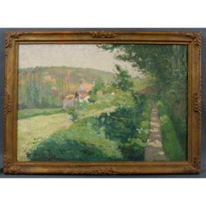 Painting Early 20th Georges Barriere Vallée De Gyf