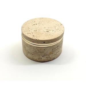 Travertine Metal Box Italy