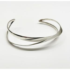 Moniquet Creation Torque Solid Silver Ellipses