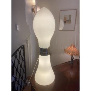 Italian Murano Glass Floor Lamp By Carlo Nason For Mazzega Circa 1960.
