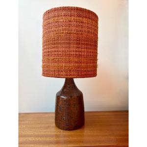 Stoneware Lamp From The 1960s.