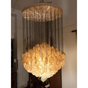Papilla Chandelier By Verner Panton, 1970s.