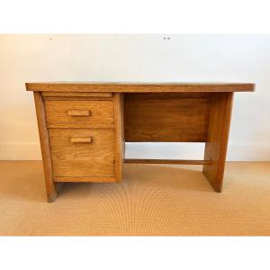 Modernist Oak Desk From The 40s.