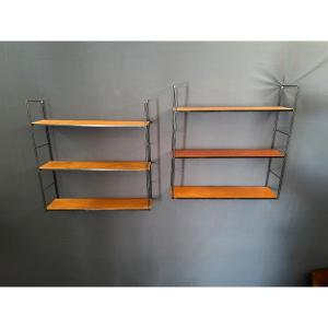 Wooden String Shelves.