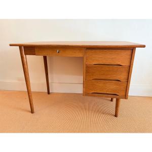 Vintage Oak Desk From The 60s