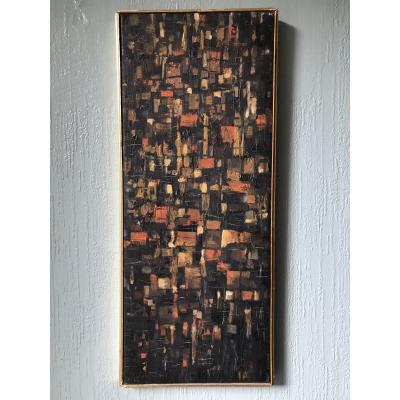 Abstract Composition, Signed Cerchiari, Italy, 1950s.