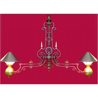 Billiard Chandelier Time In 1850