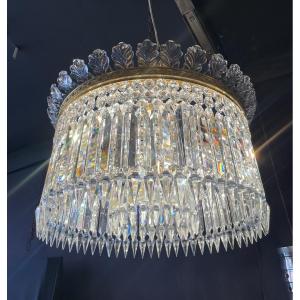 Baccarat Ceiling Light, Crinoline Model
