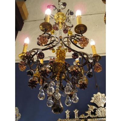 Chandelier Crystal Fruits