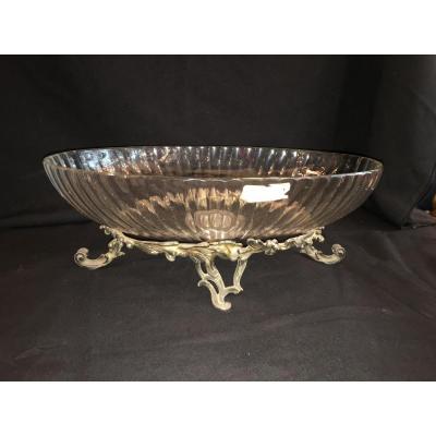 Baccarat Cup XIX In Bronze Frame Argente