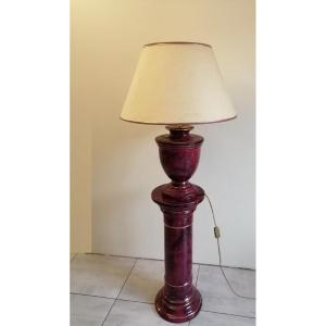 Large Living Room Lamp On Column