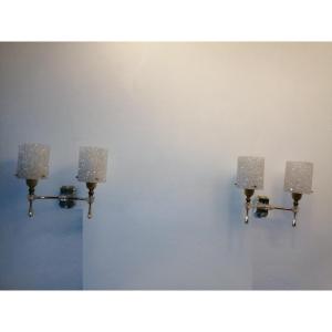 Pair Of Sconces 40 In Perplex