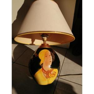 70s Lamp Signed Louis Drimmer