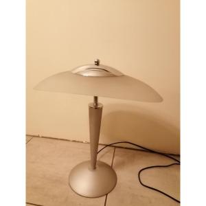 90s Unilux Crystal Desk Lamp