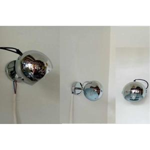 Set Of 3 Space Art Multidirectional Spotlights 80s