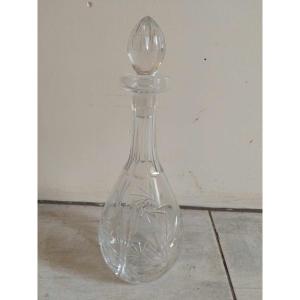 Cut Crystal Decanter With Original Stopper