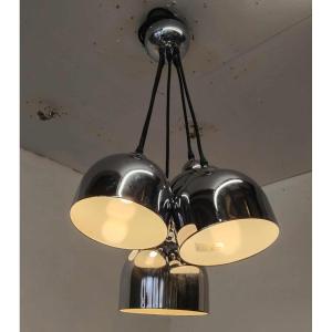 Space Art Chrome Pendant Light