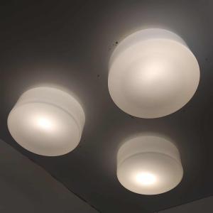 Set Of 3 Round Lita 70's Ceiling Lights