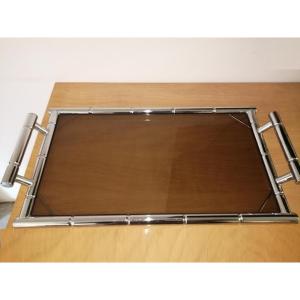 Jacques Adnet, Large Service Tray 1970s