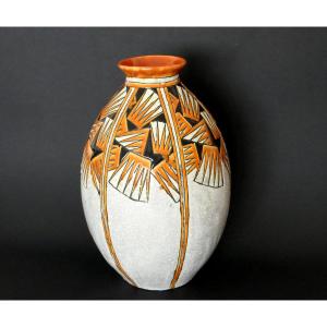 C. Catteau - Decor D1120 - Cracked Earthenware